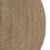 vidaXL Bereichsteppiche Oval Grau 205 x 305 cm Jute