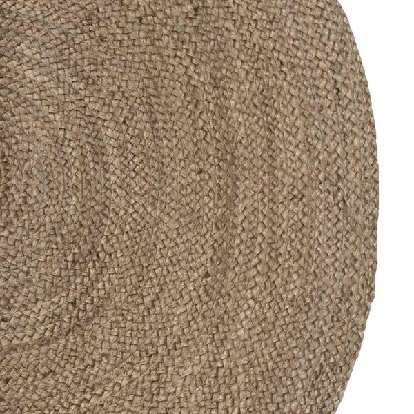 vidaXL Bereichsteppiche Oval Grau 205 x 305 cm Jute