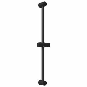 vidaXL Duschkopfhalter Schwarz 70 cm Edelstahl