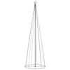 vidaXL Weihnachtsbaum in Kegelform 330 LEDs Warmwei&szlig; 100x300 cm