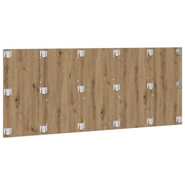 vidaXL Kopfteil Artisan-Eiche 200x1,5x80 cm Holzwerkstoff