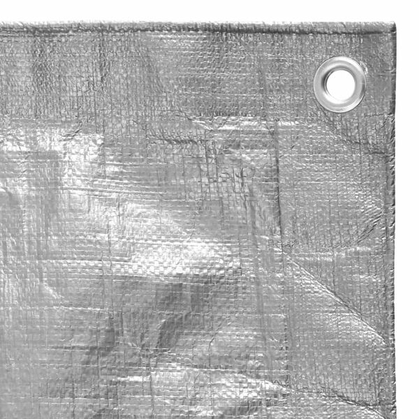 vidaXL Abdeckplane 180 g/m&sup2; 4x6 m Grau HDPE