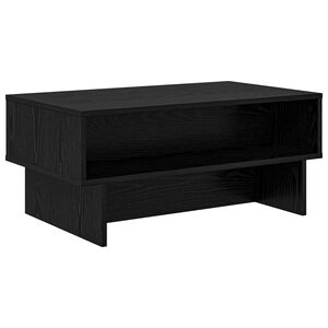 vidaXL Couchtisch Schwarz Eichen-Optik 80 x 46 x 35 cm Holzwerkstoff
