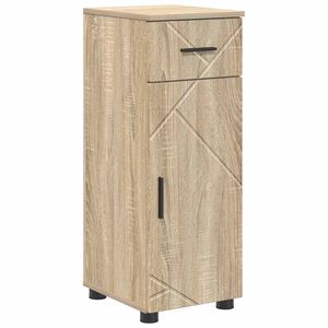 vidaXL Badezimmerschrank Sonoma-Eiche 30 x 35 x 80 cm