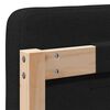 vidaXL Gepolstertes Kopfteil mit Kopfteil Braun und Schwarz 135 cm