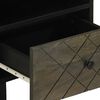 vidaXL Nachttische 2 Stk. Schwarz 40x33x46 cm Massivholz Mango