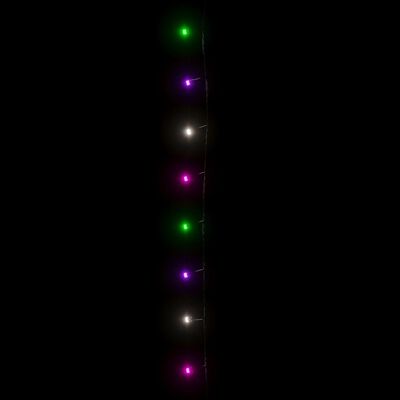 vidaXL LED-Lichterkette mit 150 LEDs Pastell Mehrfarbig 15 m PVC