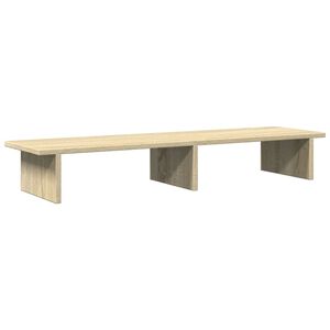 vidaXL Monitorst&auml;nder Sonoma-Eiche 100x27x15 cm Holzwerkstoff