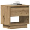 vidaXL Nachttisch 2 pcs Artisan-Eiche 45 x 34 x 44 cm Holzwerkstoff