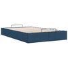 vidaXL Ottoman-Bett ohne Matratze Blau 120x190 cm Stoff