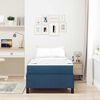 vidaXL Boxspringbett Blau 90 x 190 cm Stoff