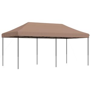 vidaXL Partyzelt 292 x 580 x 315 cm Braun Oxford-Stoff
