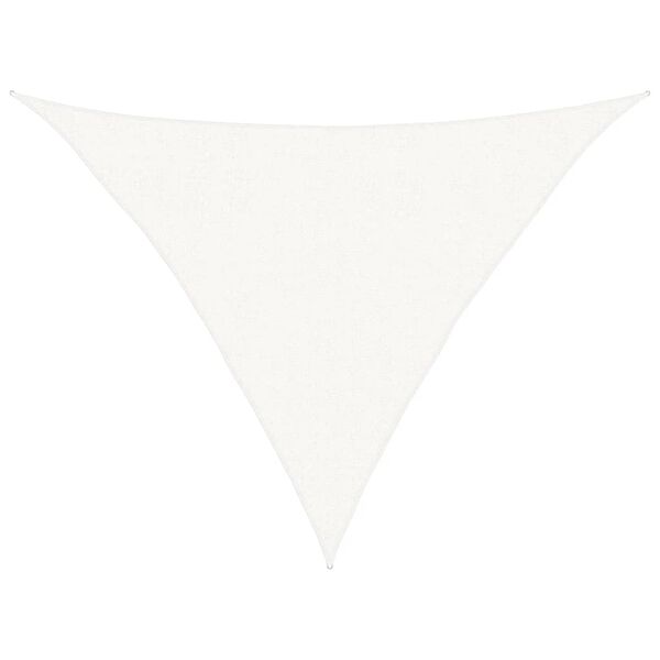 vidaXL Sonnensegel 160 g/m&sup2; Wei&szlig; 2,5x2,5x3,5 m HDPE