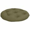 vidaXL H&auml;ngesessel-Kissen VIANEN 100 % Polyester Olivgr&uuml;n &Oslash; 60 x 10 cm