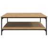 vidaXL Couchtisch Artisan-Eiche 100 x 100 x 40 cm Holzwerkstoff