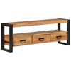 vidaXL TV-Schrank 120x30x45 cm Massivholz Akazie
