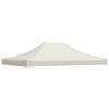 vidaXL Partyzelt-Dach 4x3 m Creme 270 g/m&sup2;