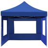vidaXL Profi-Partyzelt Faltbar mit Wänden Aluminium 4,5x3 m Blau