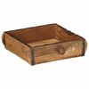 vidaXL Tablett 4 pcs Braun 29 x 31 x 10 cm Massives upgecyceltes Holz