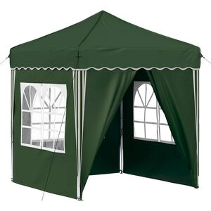 vidaXL Pop-up Partyzelt 195 x 195 x 245 cm Gr&uuml;n Oxford-Stoff