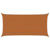 vidaXL Sonnensegel Orange und Braun 6 x 3 m 100 % Polyester Oxford