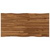 vidaXL Rechteckige Tischplatte 90 x 50 x 3,5 cm Rechtwinklig Natur