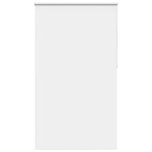 vidaXL Verdunkelungsrollo Wei&szlig; 125x210 cm Stoffbreite 121,6 cm