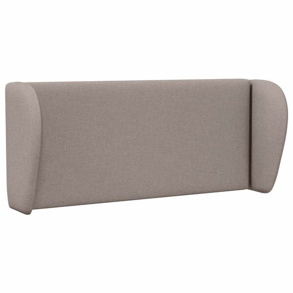 vidaXL Kopfteil Ohr Taupe 40 x 23 x 6 cm Stoff