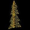 vidaXL Weihnachtsbaum mit 160 LEDs Warmes Wei&szlig; 150 cm PET