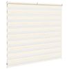 vidaXL Doppelrollo Marmorbeige 155x100cm Stoffbreite 150,9 cm Polyester
