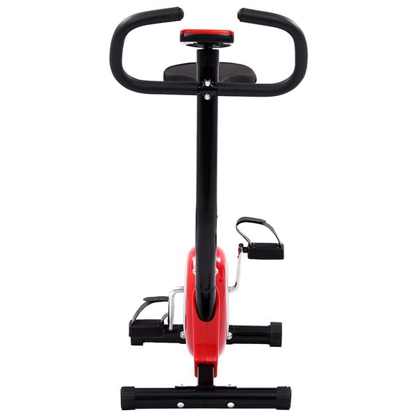 vidaXL Heimtrainer mit Riemenantrieb Rot