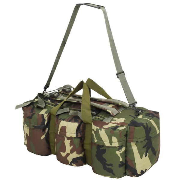 vidaXL 3-in-1 Seesack Armee-Stil 45 L Camouflage