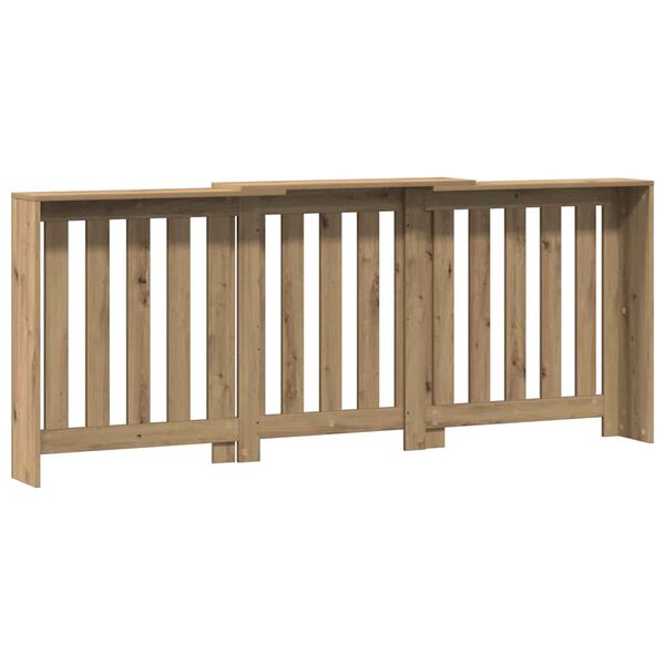 vidaXL Heizkörperverkleidung Artisan-Eiche 205x21,5x83,5 cm