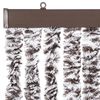 vidaXL Insektenschutz-Vorhang Braun und Beige 118x220 cm Chenille