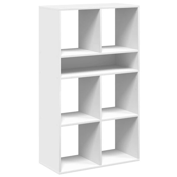 vidaXL Bücherregal Weiß 66x31x112 cm Holzwerkstoff