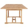 vidaXL Garten-Ausziehtisch 150-200x100x75 cm Massivholz Teak