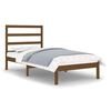 vidaXL Massivholzbett Honigbraun 90x190 cm