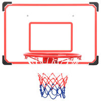 vidaXL 5-tlg. Basketball-Set zur Wandmontage