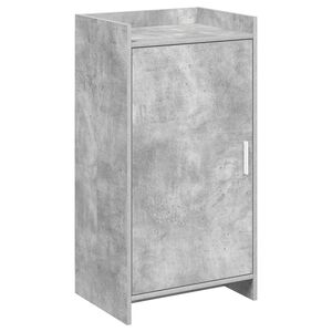 vidaXL Schuhschrank mit T&uuml;r Betongrau 48 x 36 x 92 cm Holzwerkstoff