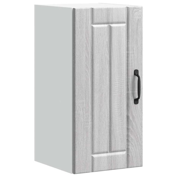 vidaXL K&uuml;chen-H&auml;ngeschrank Lucca Grau Sonoma Holzwerkstoff