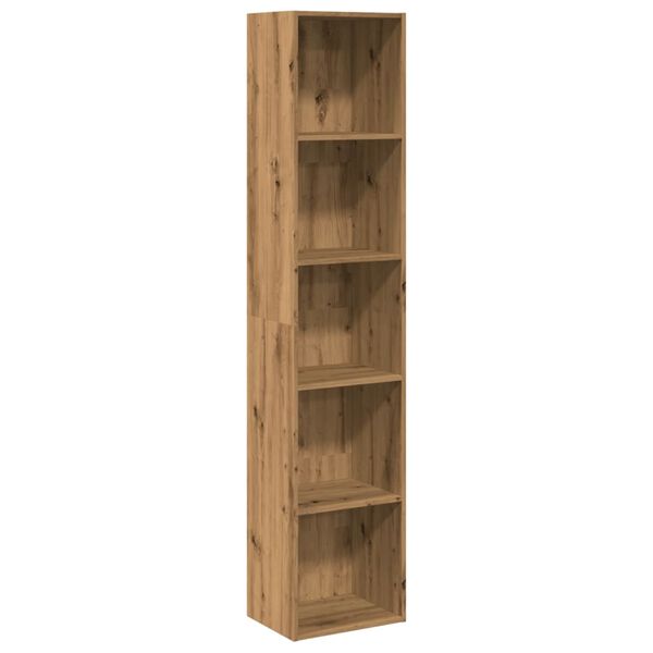 vidaXL Bücherregal Artisan-Eiche 40x30x189 cm Holzwerkstoff