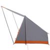vidaXL Campingzelt mit Dach Grau und Orange 223 x 163 x 130 cm Taft