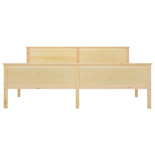 vidaXL Massivholzbett Kiefer 180x200 cm