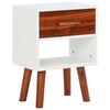 vidaXL Nachttisch Akazienholz Massiv 40x30x57 cm