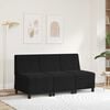 vidaXL | Modulares Armfreies Sofa | Schwarz 55 x 74 x 82 cm Samt