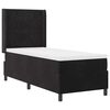 vidaXL Boxspringbett mit Matratze Schwarz 80 x 200 cm Samt