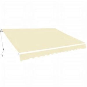 vidaXL Gelenkarmmarkise 600 cm Cremewei&szlig;