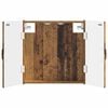 vidaXL Dartboard Schrank HAARLEM Altholz 52,5 x 10,5 x 53,5 cm