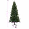 vidaXL Künstlicher Weihnachtsbaum mit 300 LEDs Grün 180 cm PE und PVC