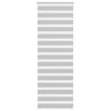 vidaXL Doppelrollo Hellgrau 80x200 cm Stoffbreite 75,9 cm Polyester